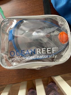 Deep See Aqua Glide Fins and Ocean Reef Aria Full Face Snorkel Mask