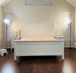 Custom Solid Wood King Bed Frame