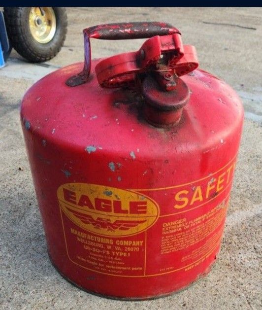 vintage Eagle Safety Gas Cans