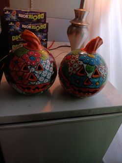 Halloween pumpkin ceramic