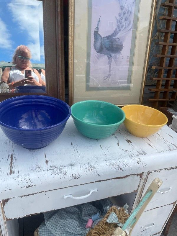 Vintage Bauer Pottery Mixing Bowl Bowls