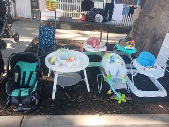 Car Seats,walkers, Strollers, Bouncy For Sale