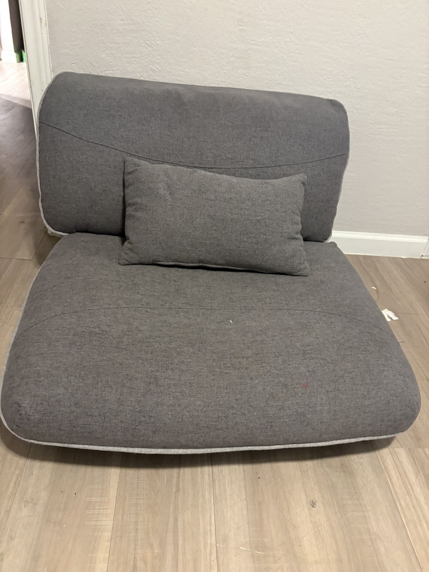 Twin Floor Couch/fold Out Bed