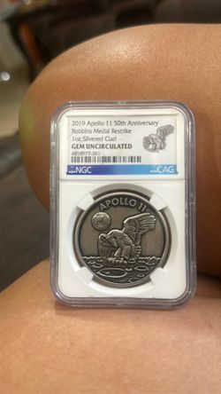 2019 Apollo 11 50th Anniversary 1oz silver uncirculated