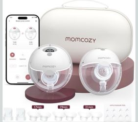 Momcozy M5 Smart 2 Pack Wearable Breast Pumps
