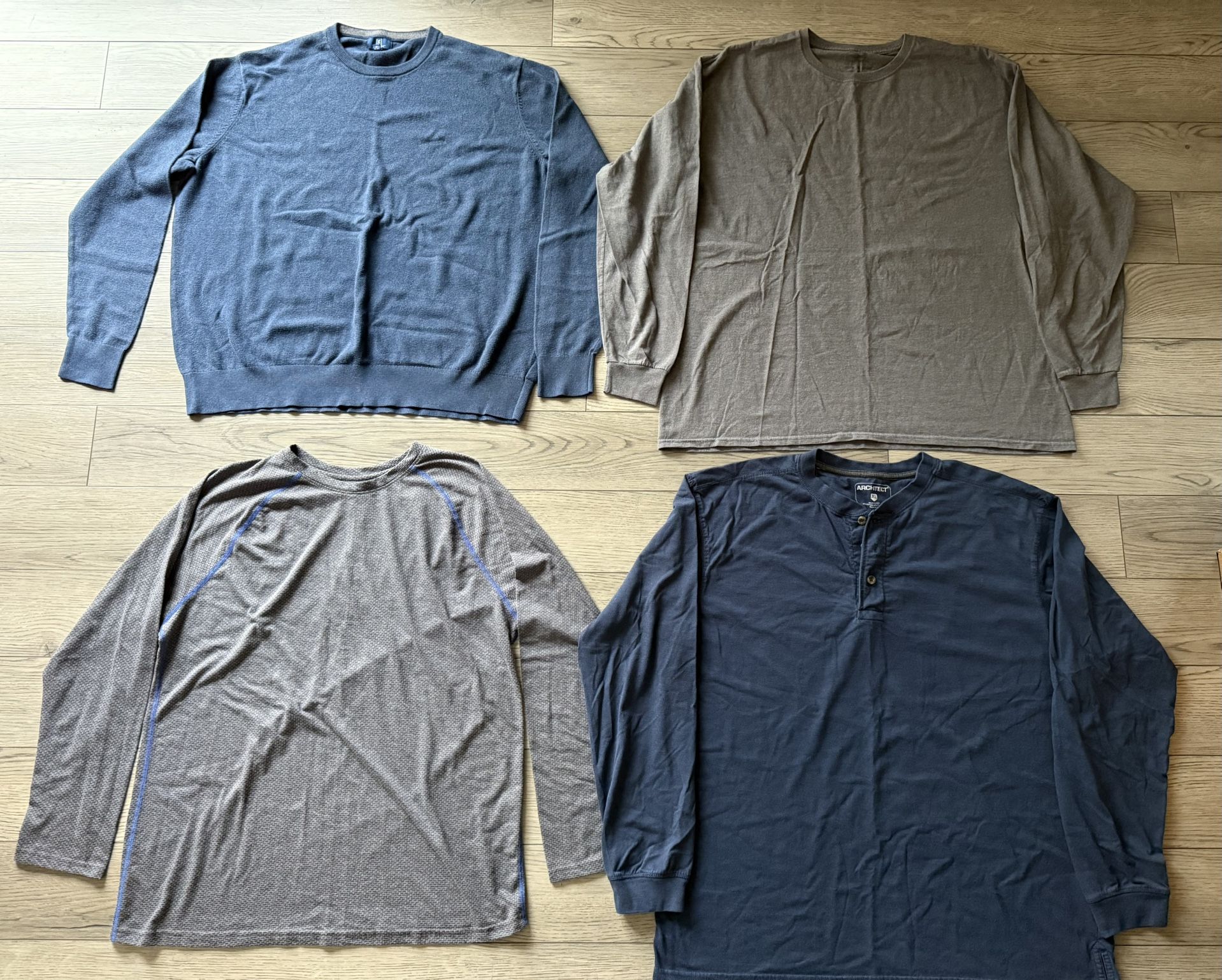 Men’s Longsleeve Shirts XL Architect, Fruit Of The Loom, George