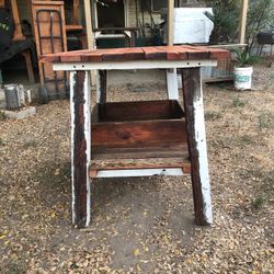 Redwood  and fir table