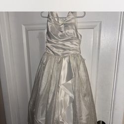 Ivory Flower Girl Dress Sz 6-7
