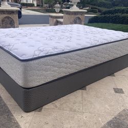 New With Tags- Full Sized Mattress And Base