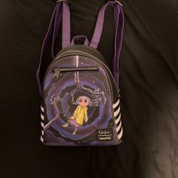 Loungefly Coraline Doll Portal Mini Backpack. 