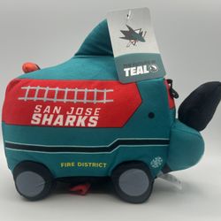 San Jose Sharks Hockey SGA Plushie Zamboni Doll 2026 First Responder Day Plush