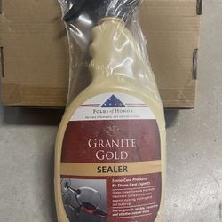 Granite Gold Water-Based Sealer Spray Protection for Granite, Marble, Travertine, Natural Stone Countertops, 24 Fluid Ounces, 1-Pack 