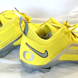 New Nike Oregon Ducks Football Team Issued Cleats - 12