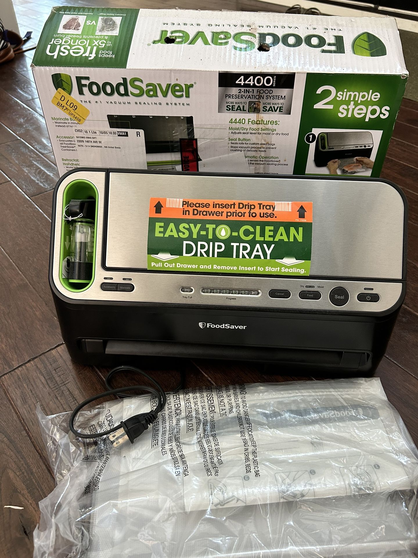 FoodSaver V4400 2in1 Vacuum Sealer Machine with Automatic Vacuum