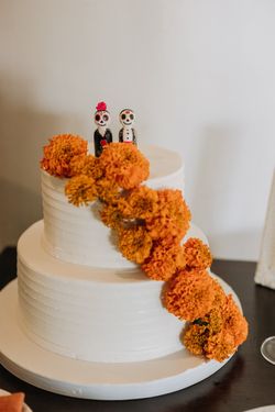 Dia De Los Muertos Cake Topper (Wedding)