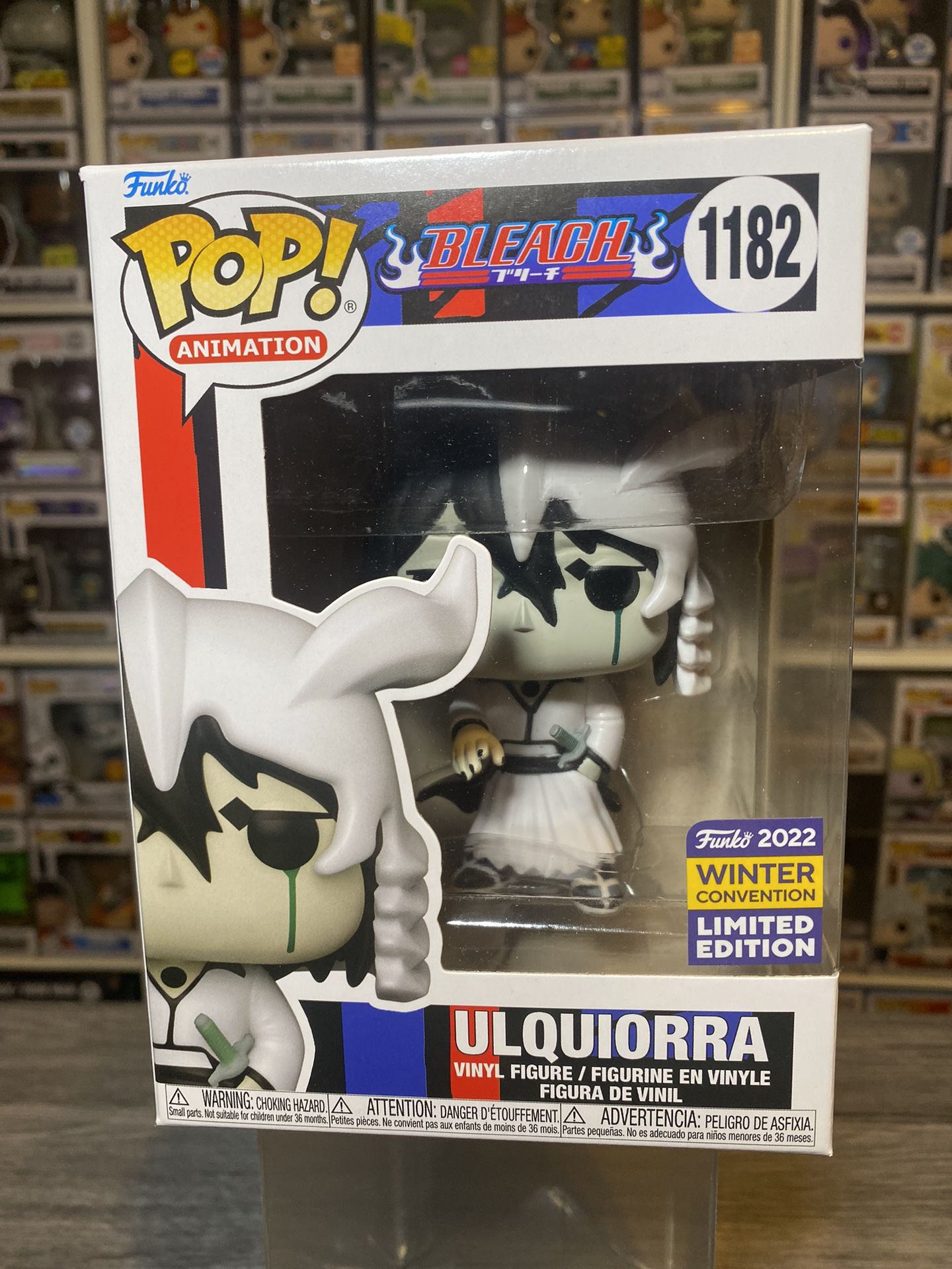 Funko POP Animation: Bleach Ulquiorra Vinyl Figure 2022 Winter Convention  Exclusive 