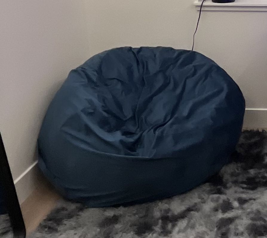 Blue Turquoise Bean Bag