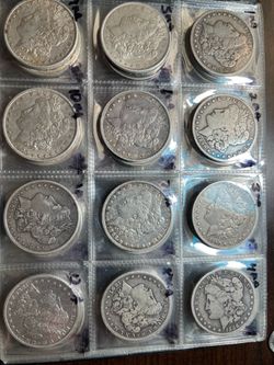 Morgan and Peace Dollars $65-$85 each