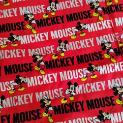 Mickey Mouse Fabric 1 Yard