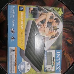 Queen Intex Air Mattress + Battery Pump (Expedition Series)Make Me An OFFER