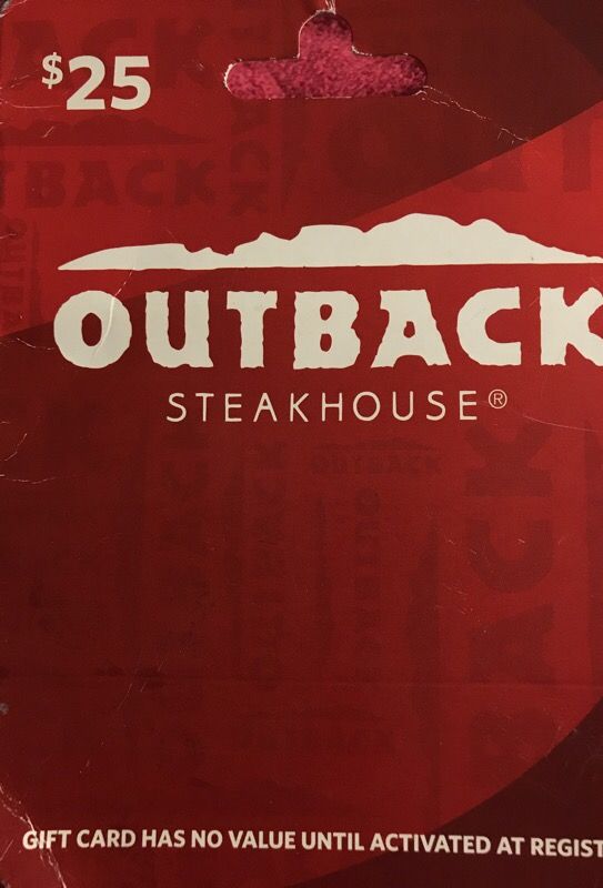 $25 Giftcard to Outback Steakhouse