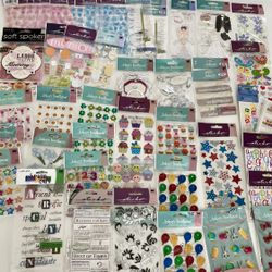 Lot #2 Jolee’s Boutique, Sticko, Etc. Lot Of 50 Beautiful Stickers.  What You See Is What You Get!  Not Selling Individually! 