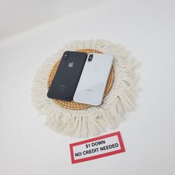 Apple IPhone X - 90 Days Warranty - Payment Plan Available ONLY $1 DOWN