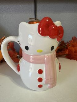 Hello Kitty Christmas Snowman Mug