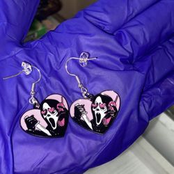Scream / Ghost Face Earrings