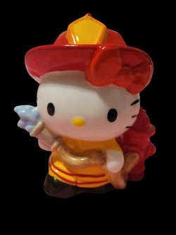 Hello Kitty Firefighter Ceramic