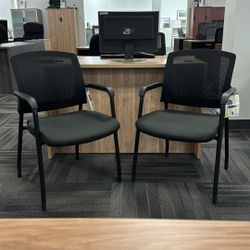 Baker Contemporary Modern Stacking Guest Chair With Arms