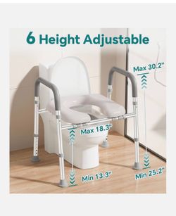 SOUNDFUSE Raised toilet seat