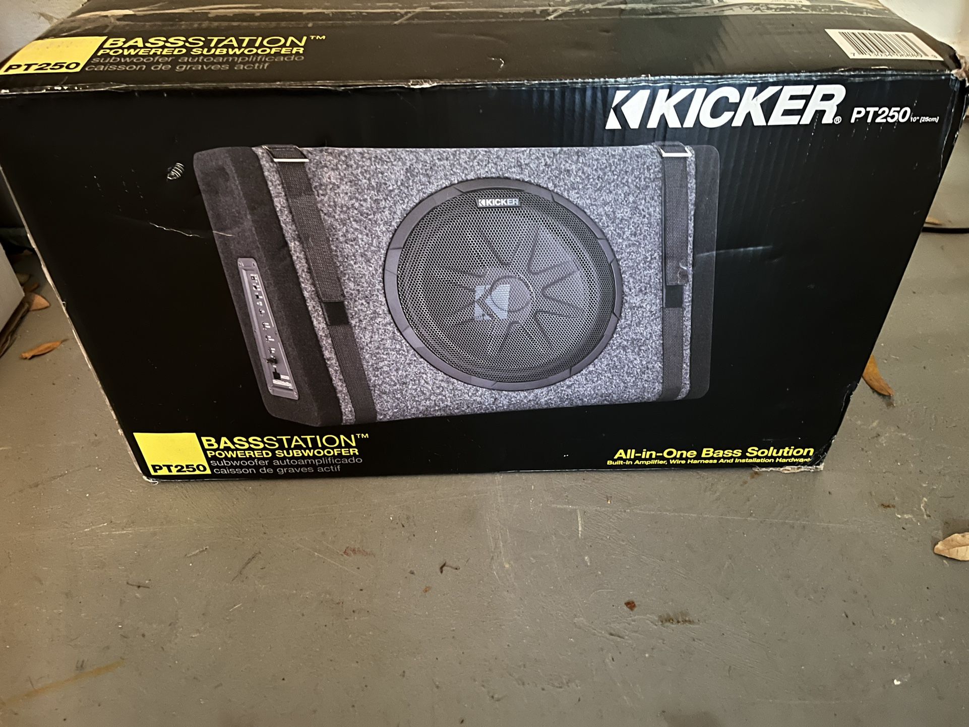 Brand New Kicker 10” Amplified Sub Pt 250