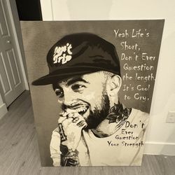 Large Canvas Mac Miller 