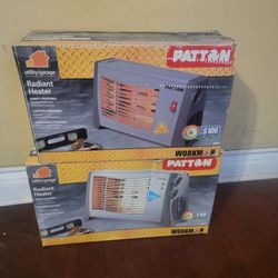 2 Patton Radiant Heaters
