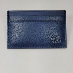 GG Marmont Blue Card Wallet / Case 
