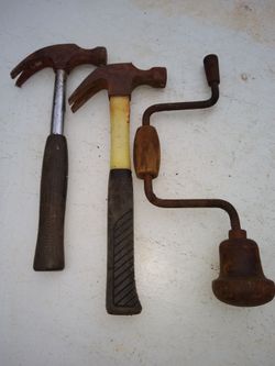 Hammers And Hand Drill With Bit