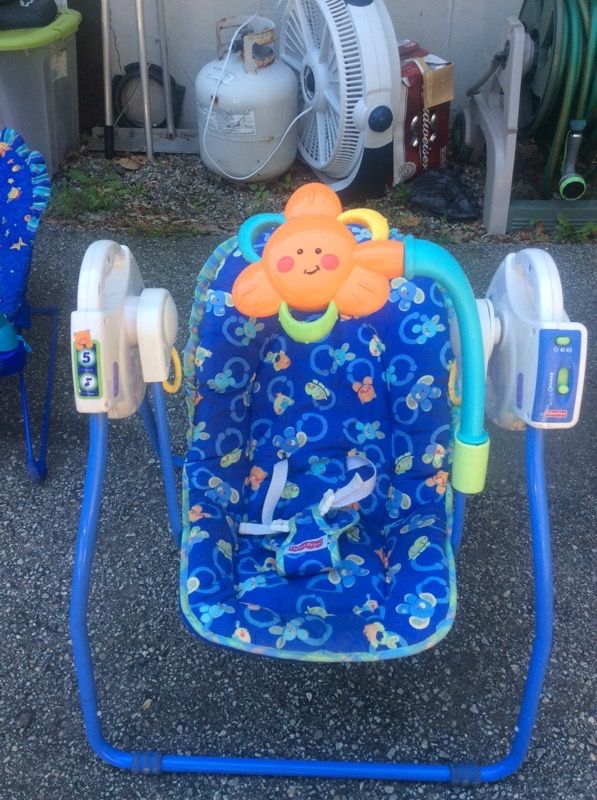 Fisher~Price Link-a-doos Open-Top Take-Along Swing