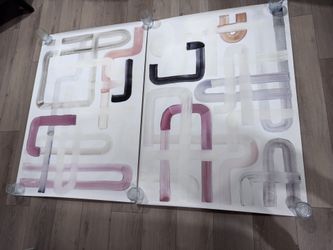 2 Extra Large Abstract Art Prints/posters