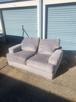 Grey Couch Set Delivery Available 