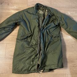 Military Parka With Liner - M65 - Size Small