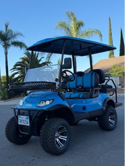 Registered golf cart