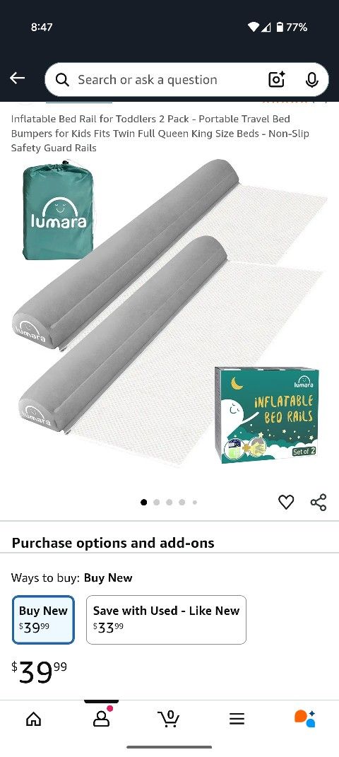 Toddler Bed Rail