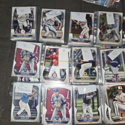 LOT Of  Bowman 1st Baseball Cards RC Rookies Rookie Prospects MLB, and most arrive in team bags of 40 or 50 cards.  You get every single card!