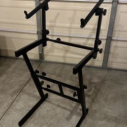 Onstage 2 Tier Folding Keyboard Stand