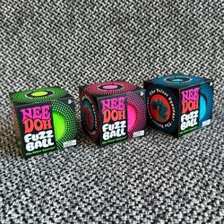 NEEDOH THE VELVET SQUEEZE FUZZ BALL SET OF 3