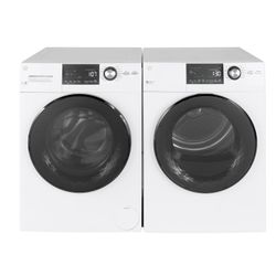 New In Box Front Load GE 24” Washer Dryer Electric Set + Steam