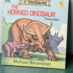 1989 Vintage The Horned Dinosaur by Michael Berenstein (Paperback)