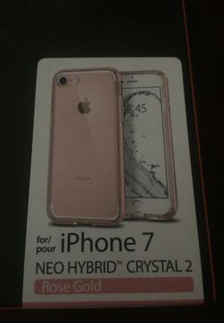 iPhone 7/8 phone cover new hybrid crystal 2 rose gold bumper