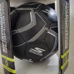 New Black Skechers Performance Soccer Ball Size 5